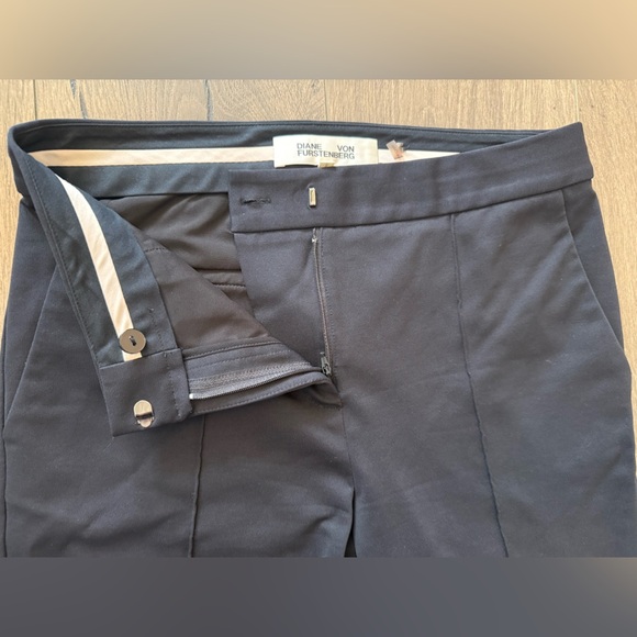 Diane Von Furstenberg Black Dress Pants Women’s Size 6 - Picture 2 of 9